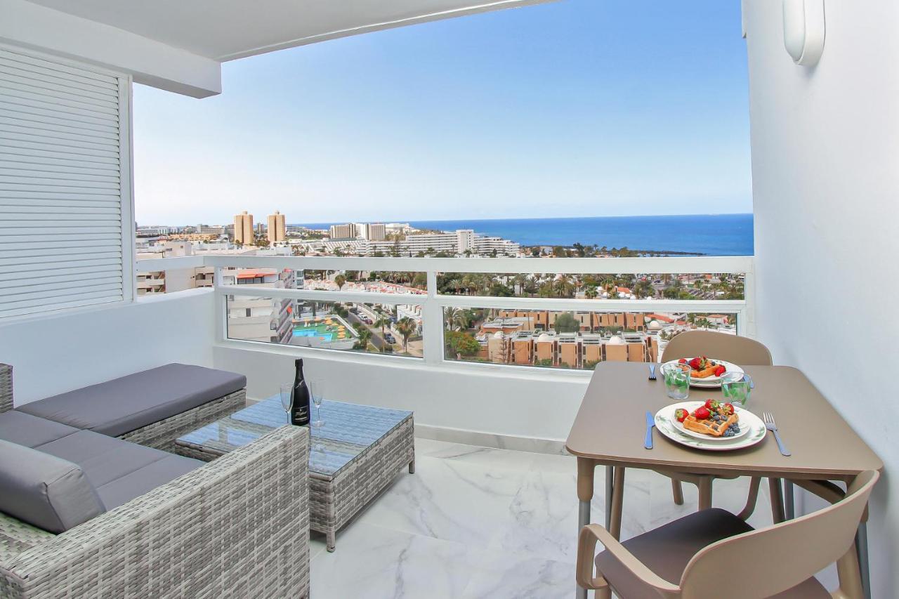 Stylish Modern Studio With Ocean View And Pools, 1001, Ponderosa Playa de las Americas  Exterior foto
